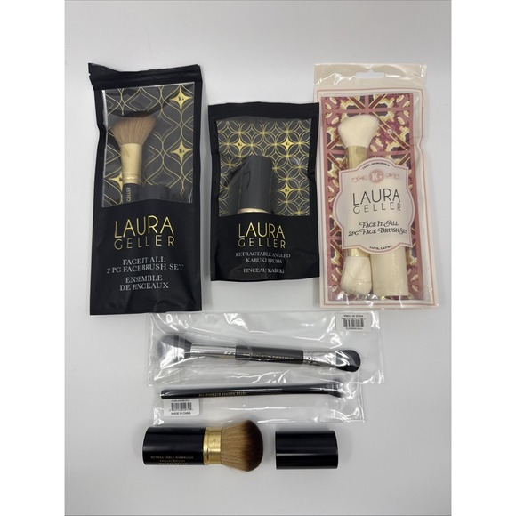 Laura Geller Other - Laura Geller Face It All & Various Retractable Makeup Brushes New In Package